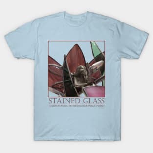 Stained Glass Fairy Among the Lilies T-Shirt